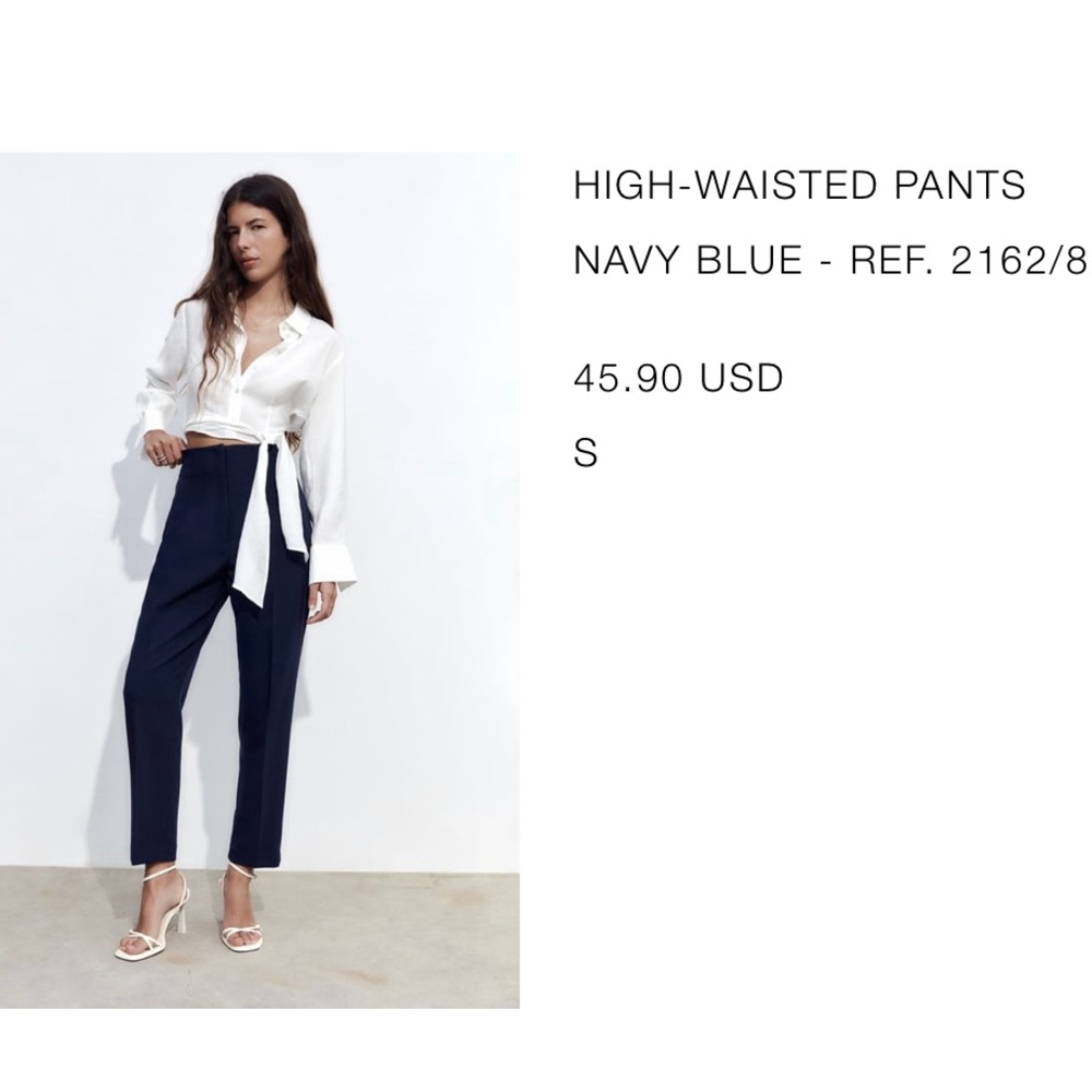 ZARA High-Waisted Pants